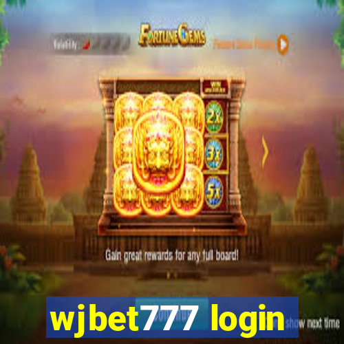 wjbet777 login